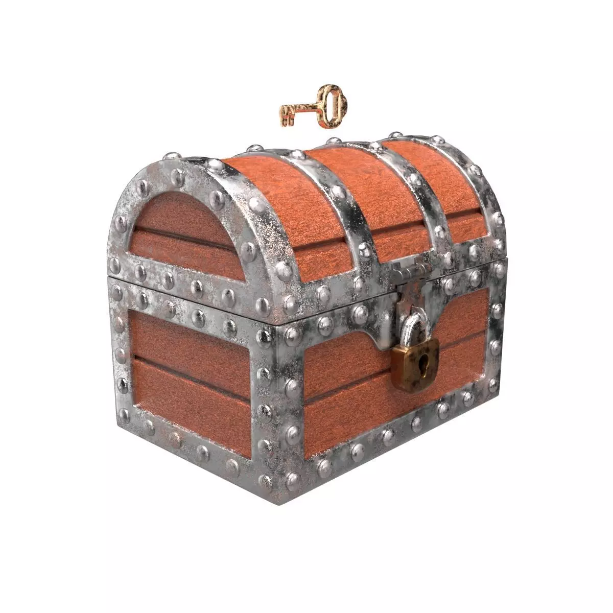 Treasure Chest 3D model_0