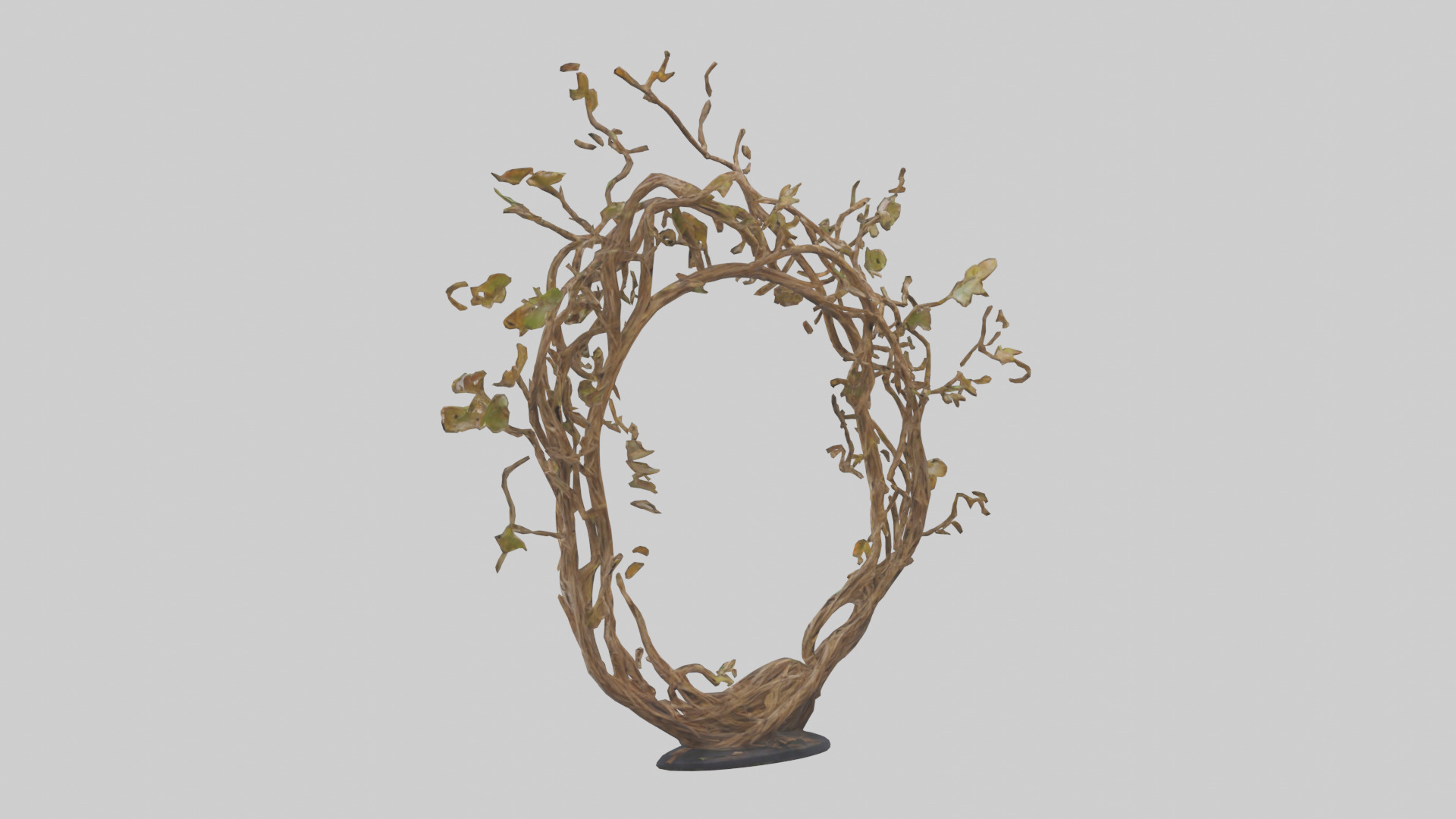 Natures Weave Sculpture model Low-poly 3D model_1