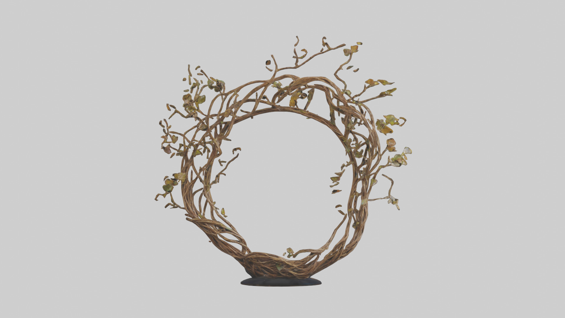 Natures Weave Sculpture model Low-poly 3D model_9
