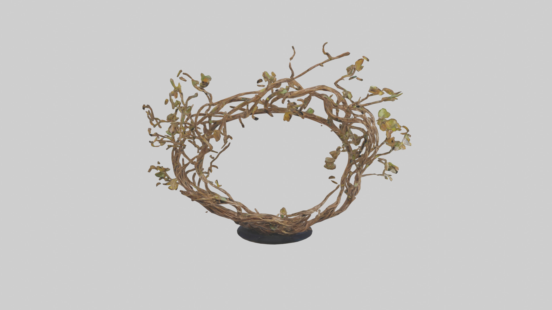 Natures Weave Sculpture model Low-poly 3D model_16