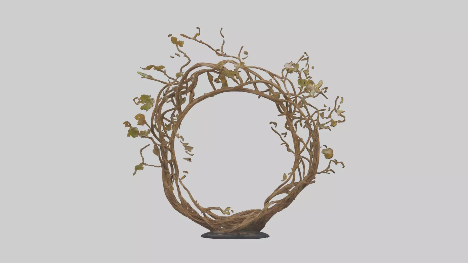 Natures Weave Sculpture model Low-poly 3D model_0