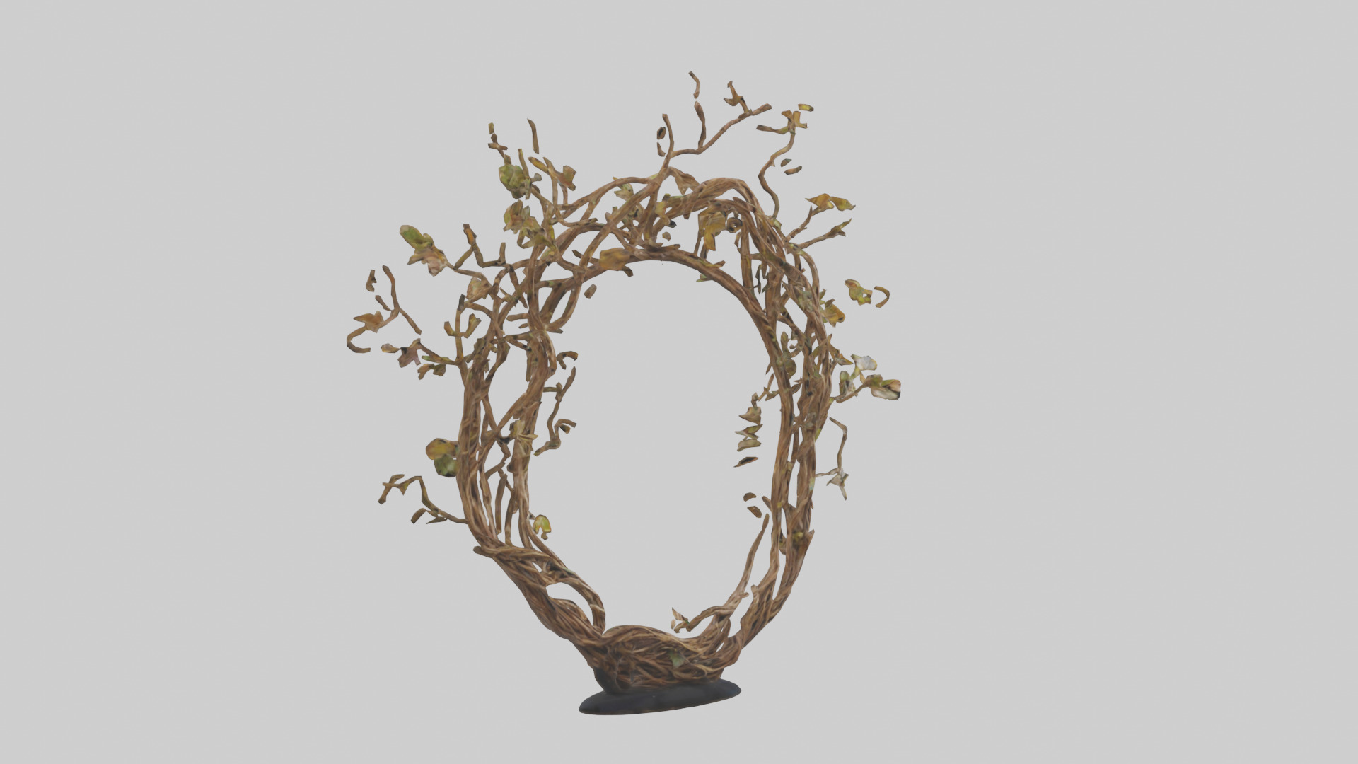 Natures Weave Sculpture model Low-poly 3D model_7