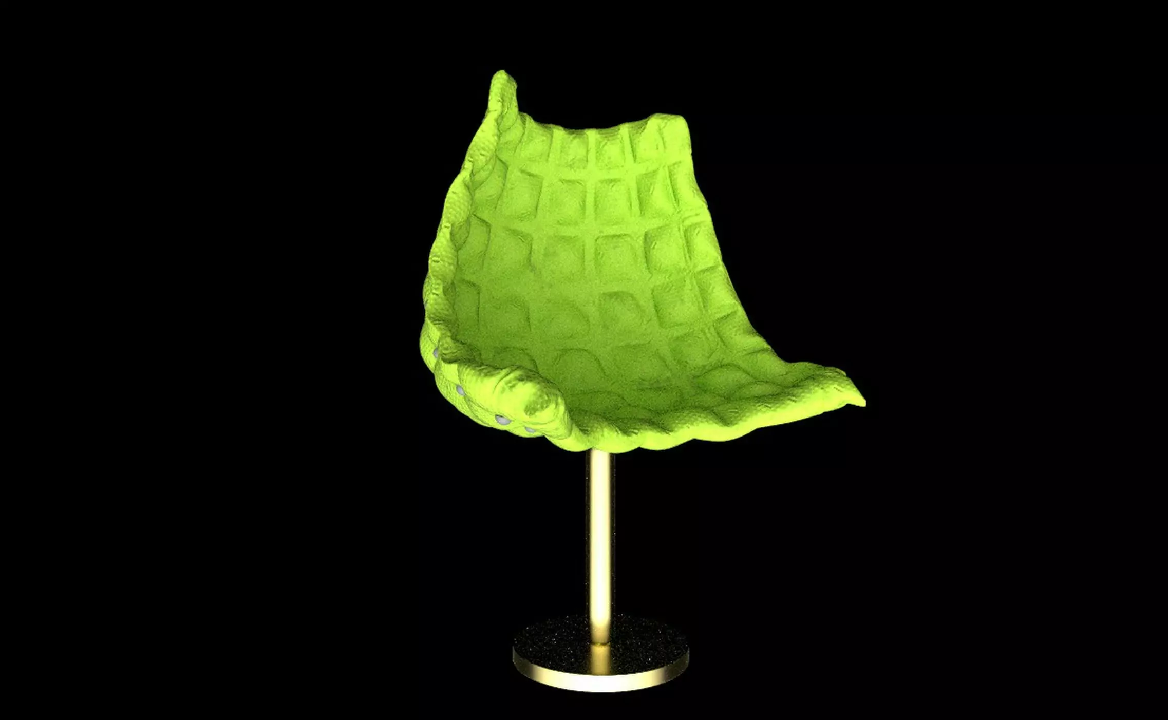 UV Unwrapped Cushion Chair 3D model