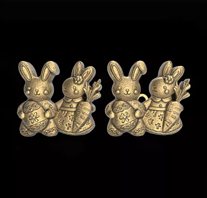 Easter cookie decor 3D print model