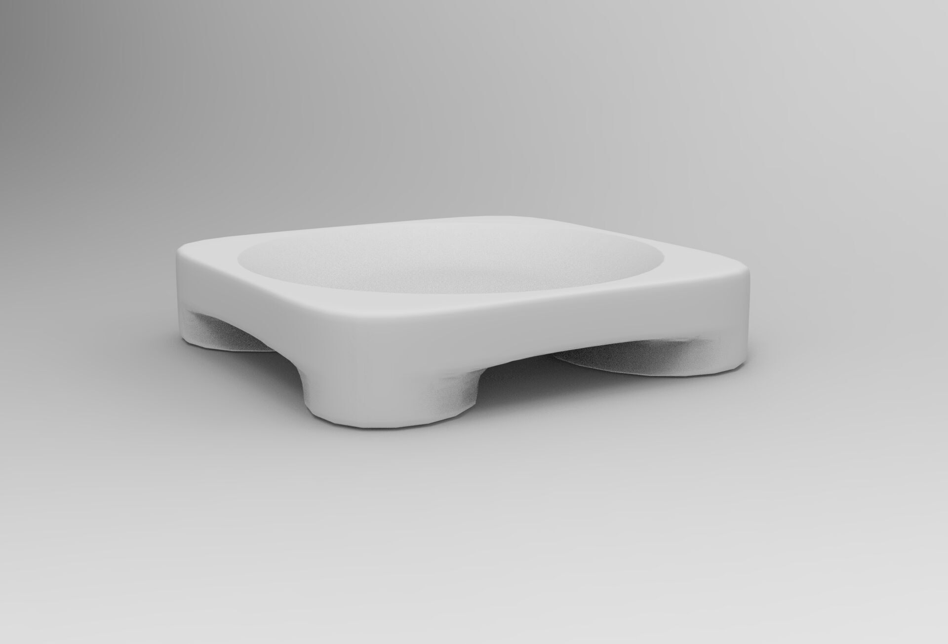 Mann Bowl Low-poly 3D model_7
