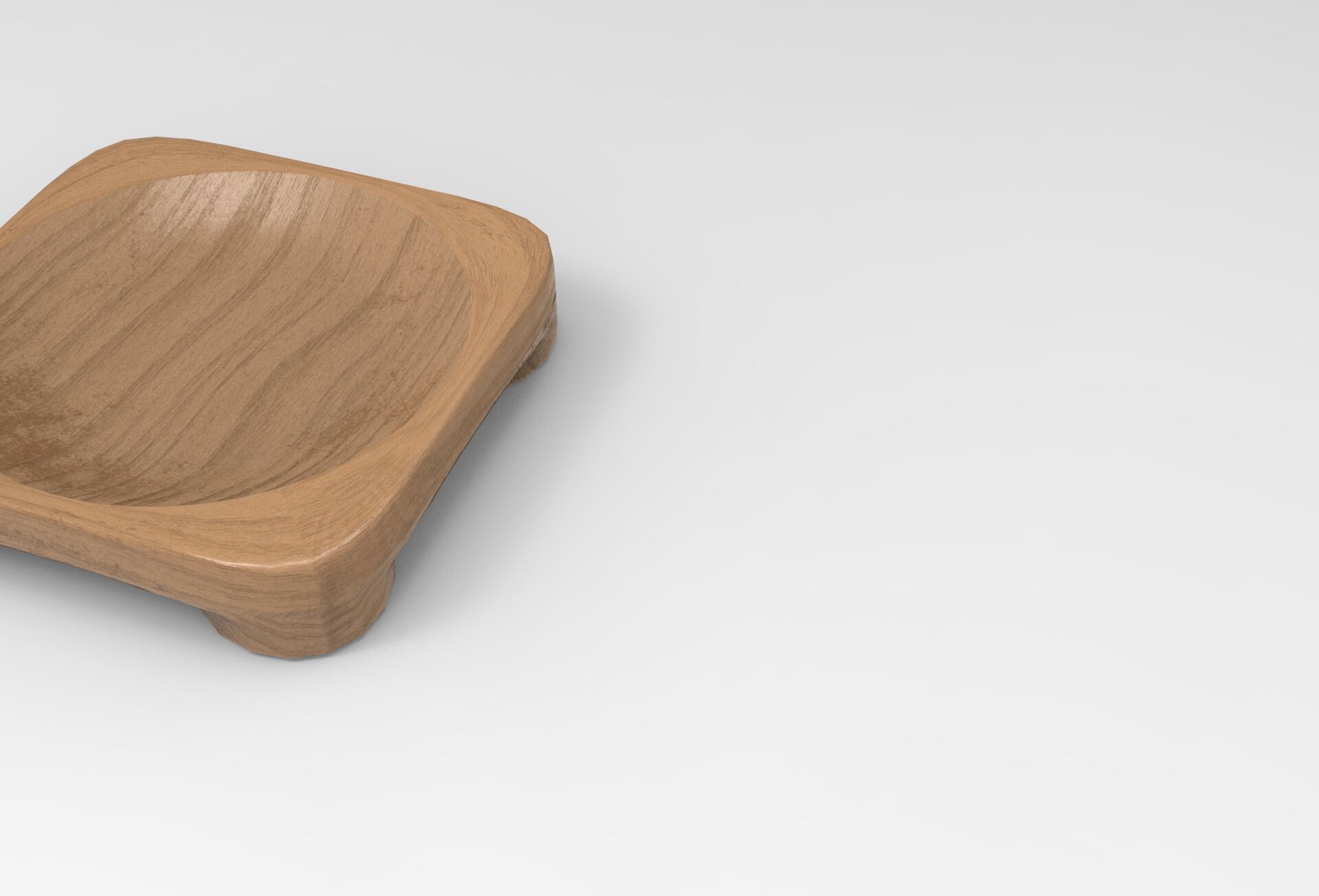 Mann Bowl Low-poly 3D model_4
