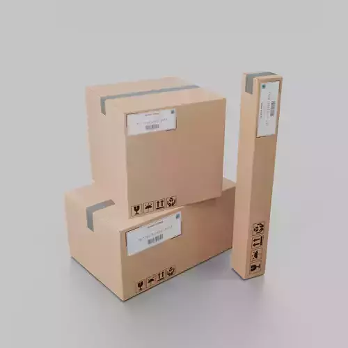 Essential Cardboard Box Set - Rigged and Customizable 3D Model Collection