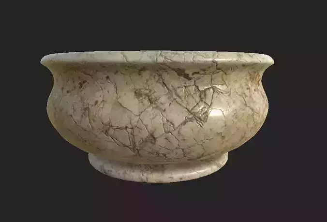 Marble Bowl 3D model