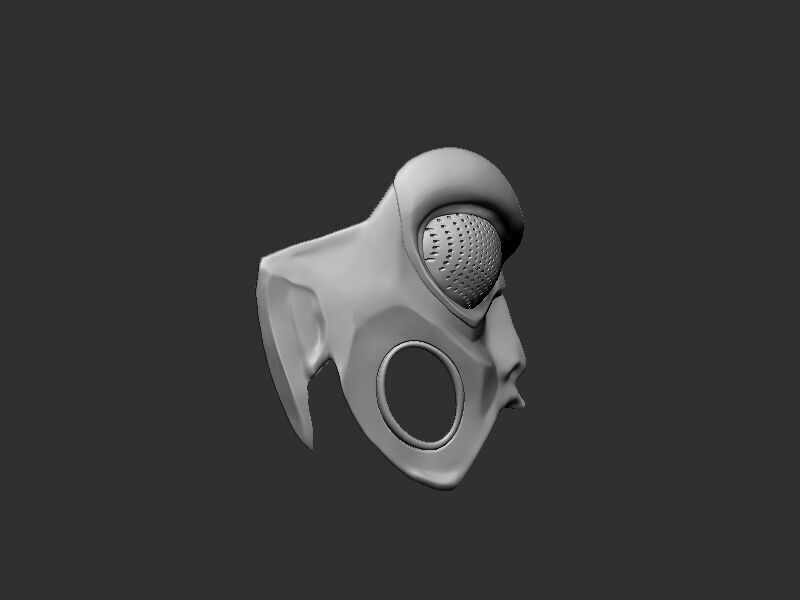 Alien mask 3D print model_2