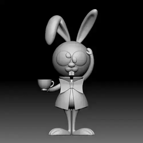 Rabbit - disney - deco - 040 3D print model