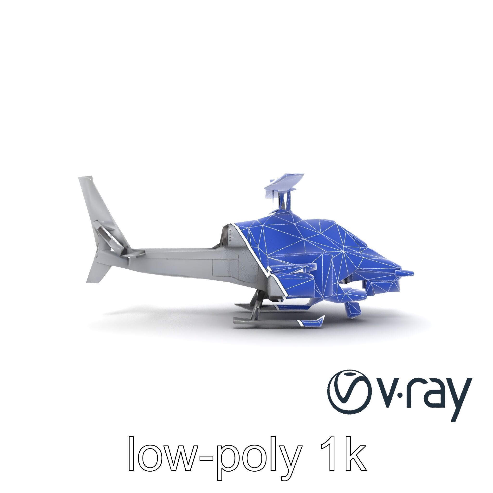ShadowFury Attack Chopper model pack Low-poly 3D model_30