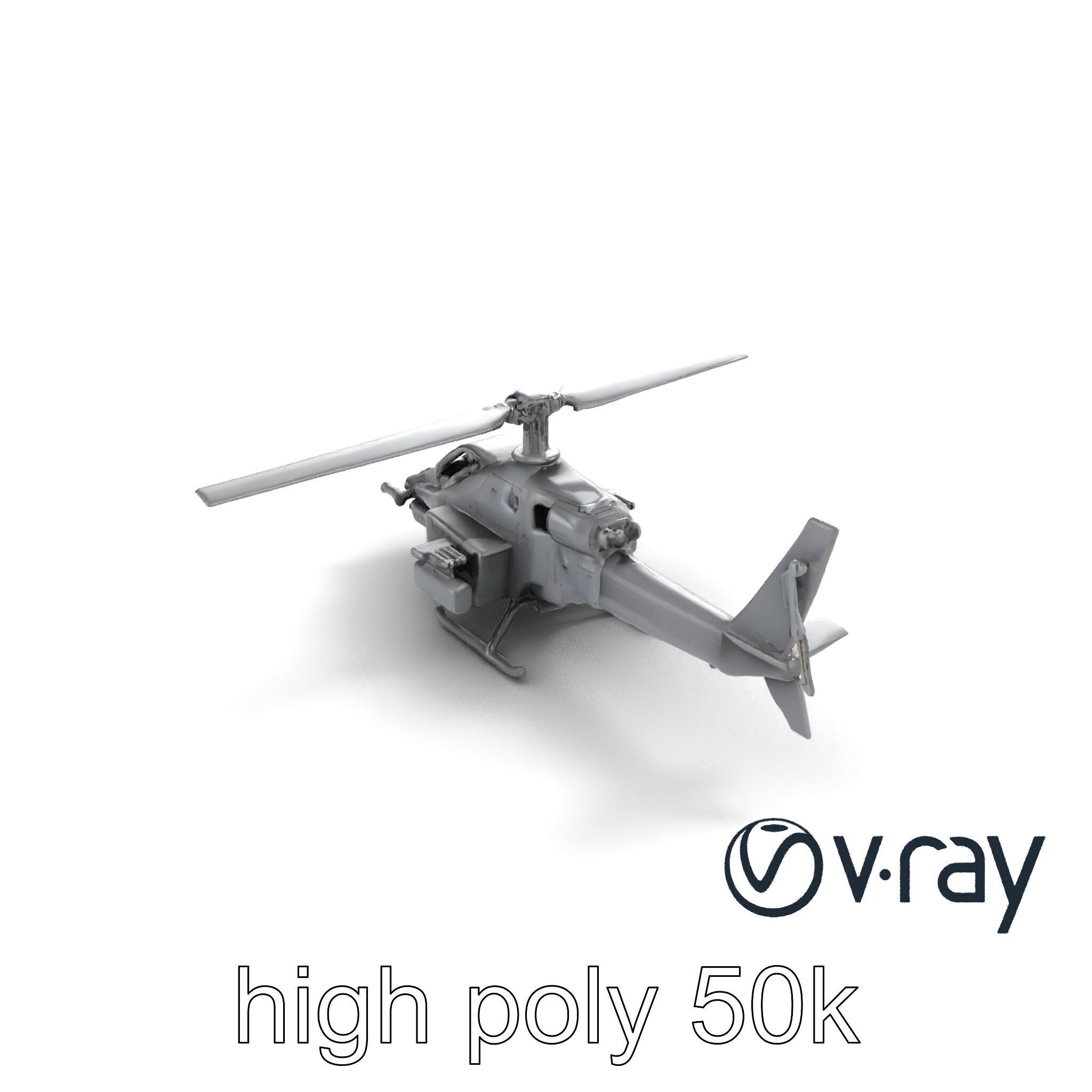 ShadowFury Attack Chopper model pack Low-poly 3D model_11