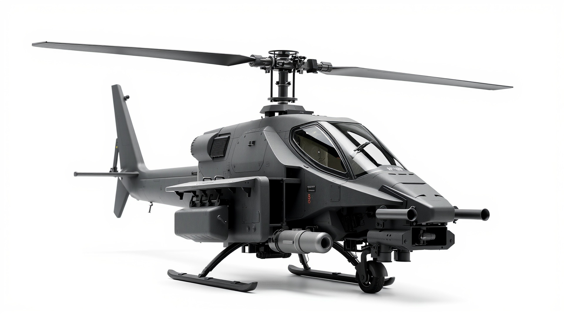 ShadowFury Attack Chopper model pack Low-poly 3D model_4