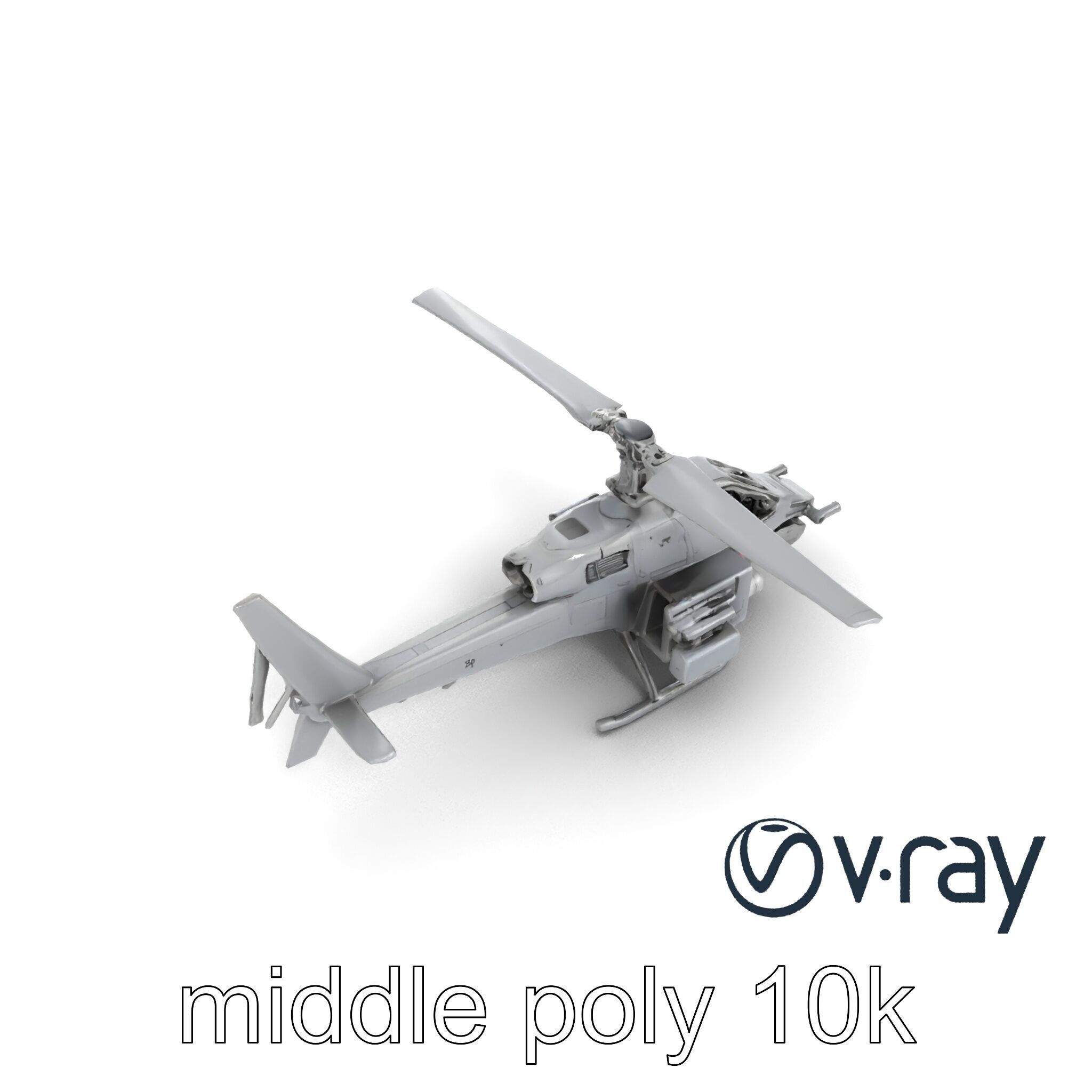 ShadowFury Attack Chopper model pack Low-poly 3D model_26