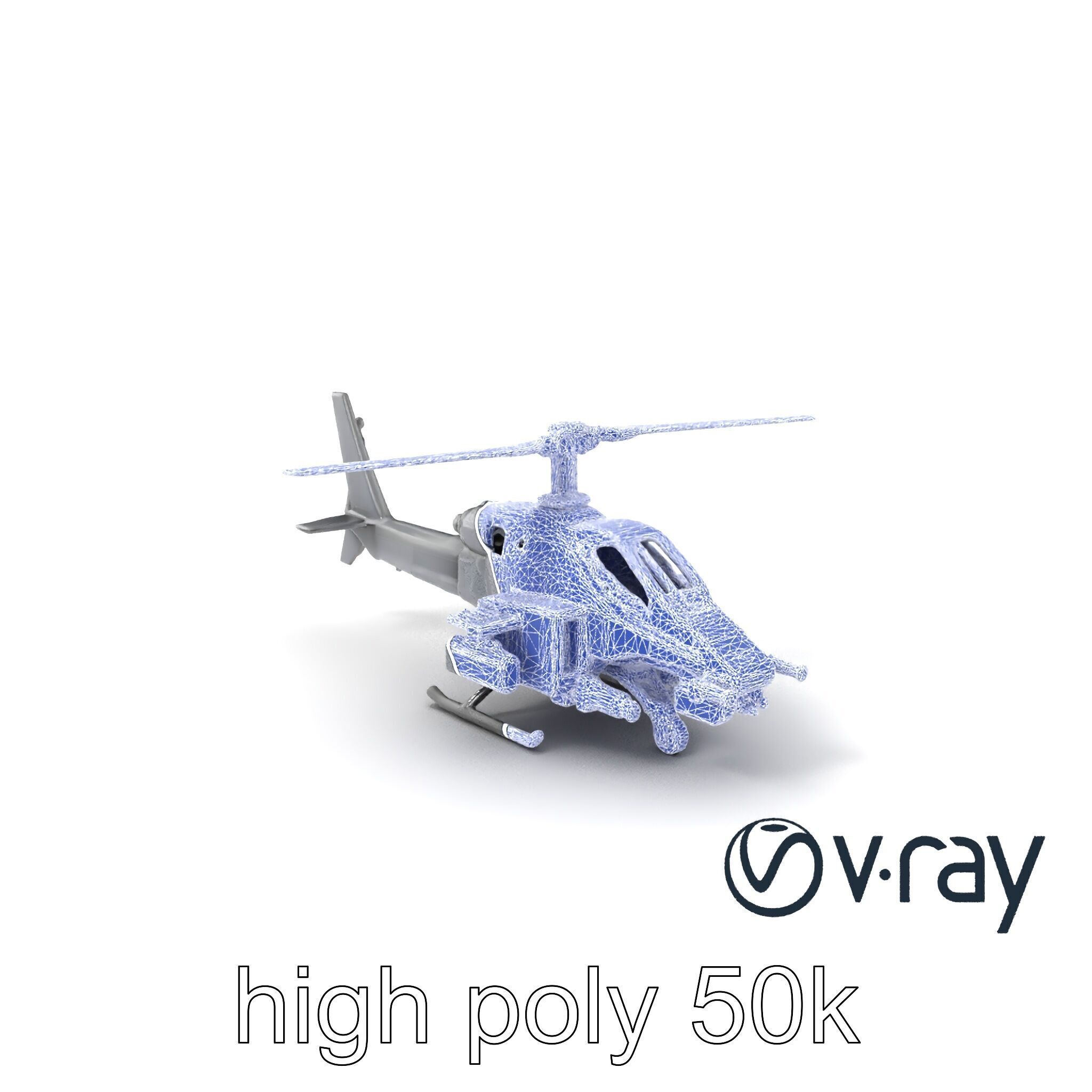 ShadowFury Attack Chopper model pack Low-poly 3D model_8
