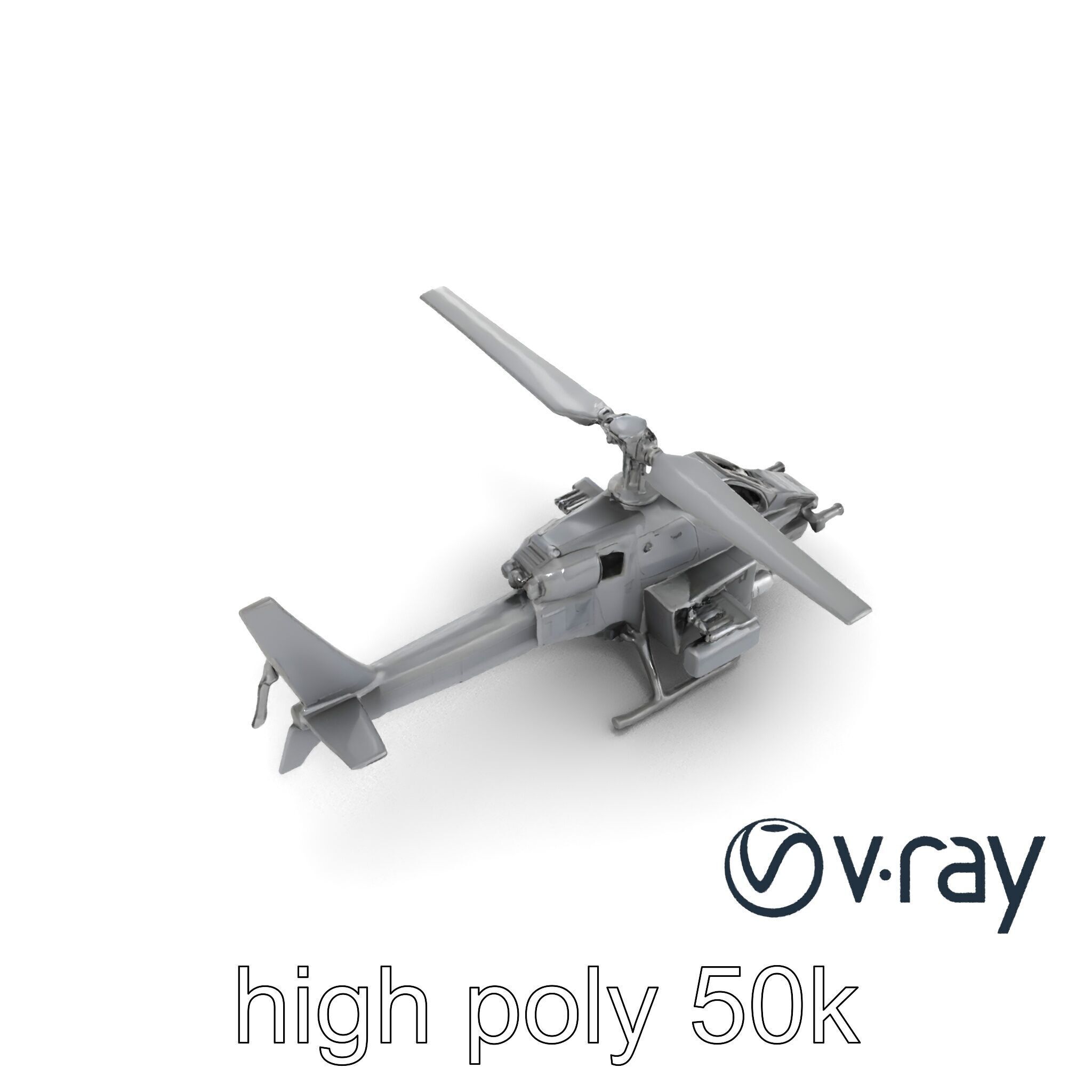 ShadowFury Attack Chopper model pack Low-poly 3D model_23