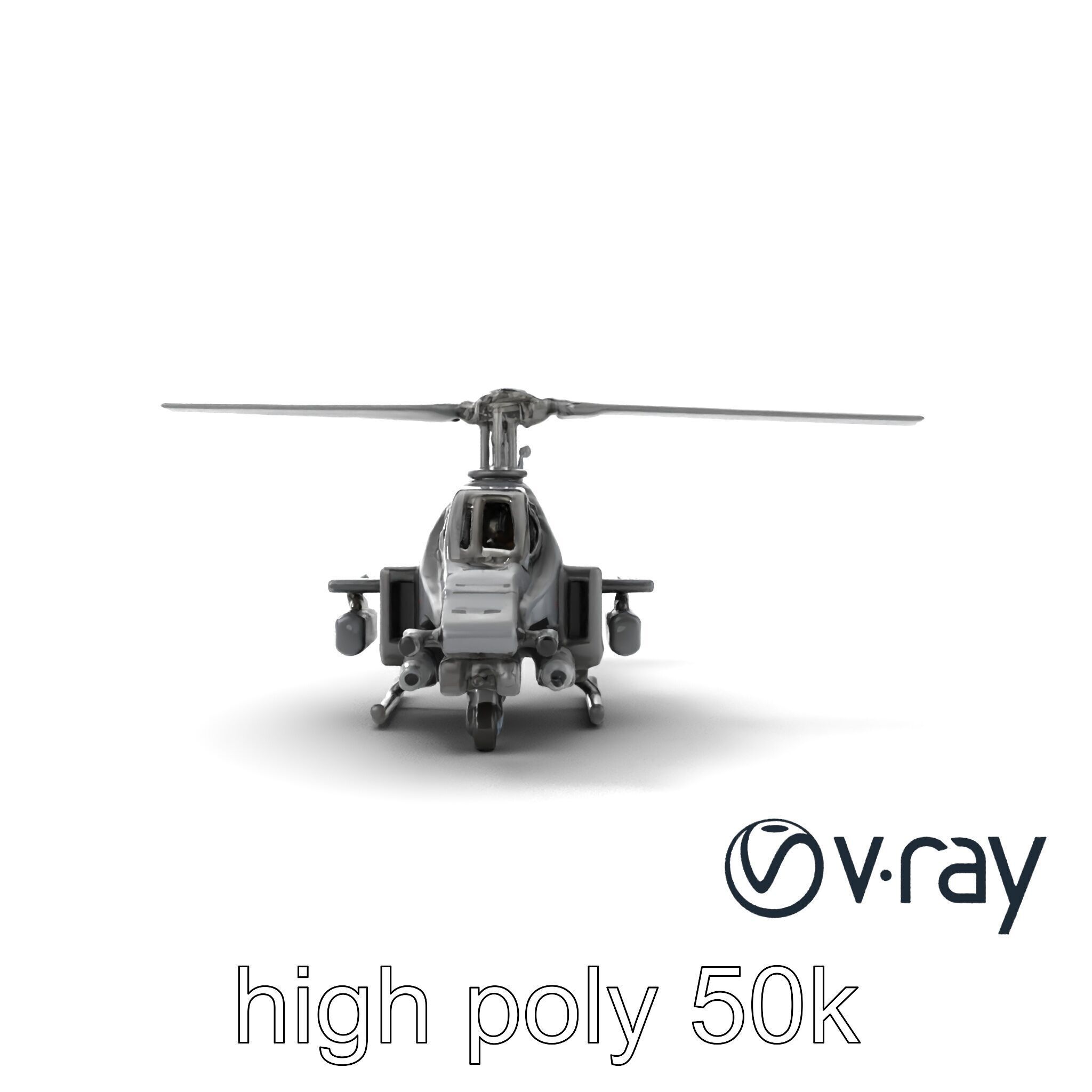 ShadowFury Attack Chopper model pack Low-poly 3D model_29