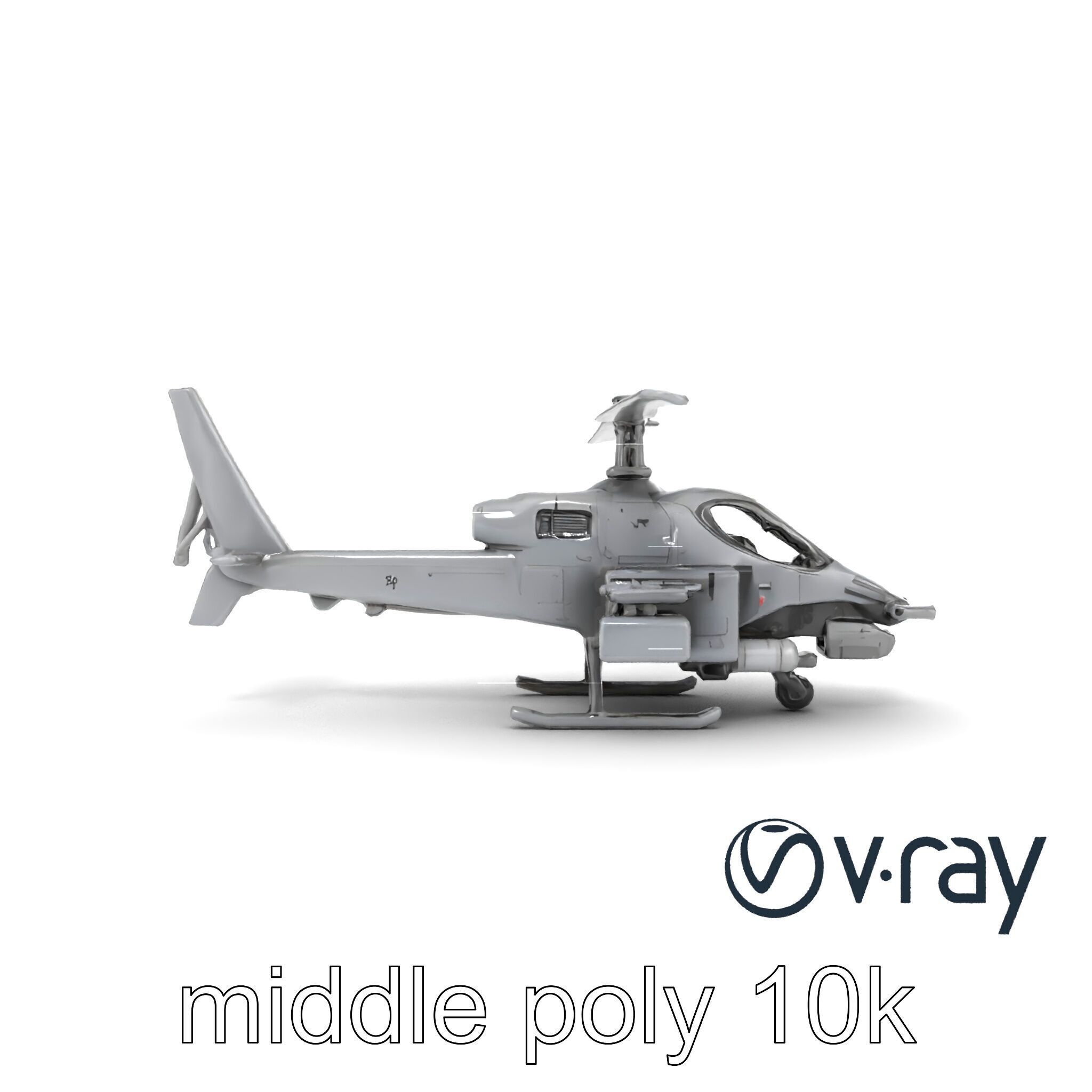 ShadowFury Attack Chopper model pack Low-poly 3D model_27