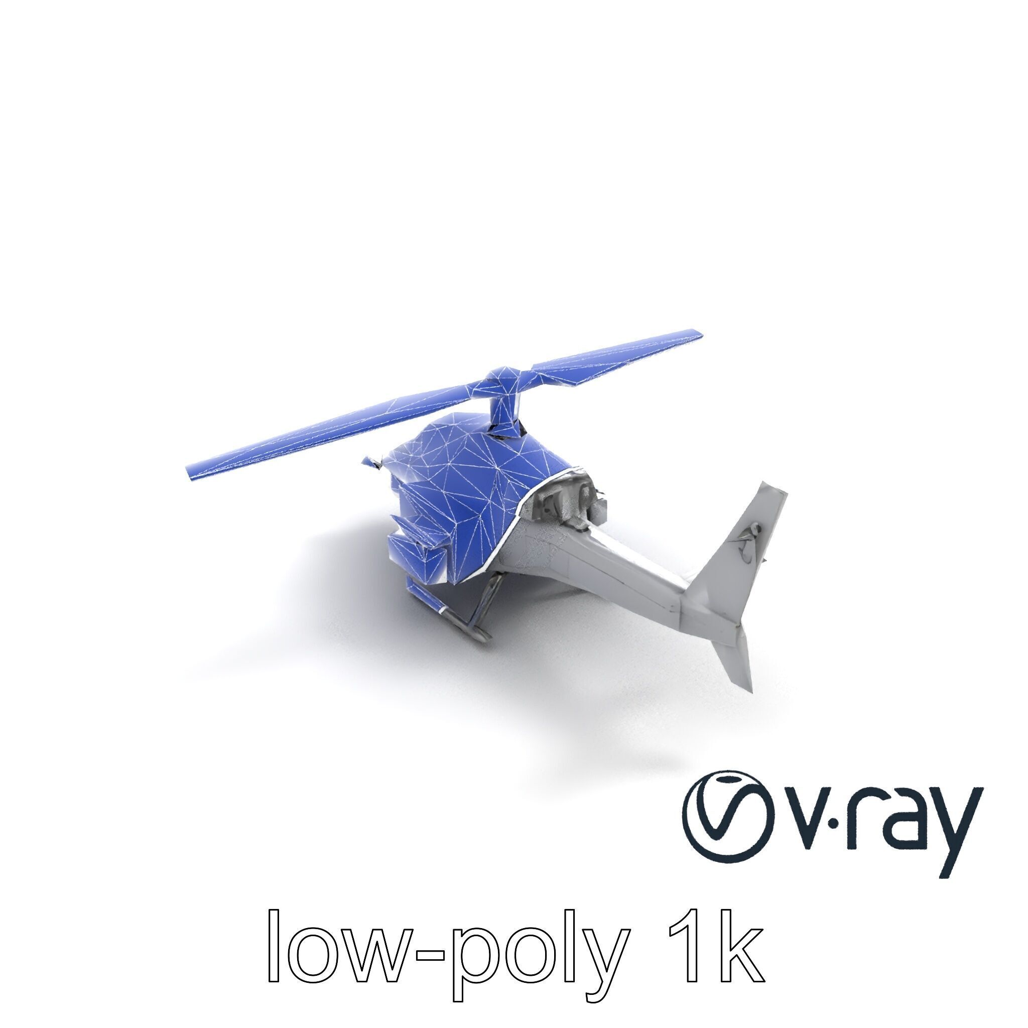ShadowFury Attack Chopper model pack Low-poly 3D model_24