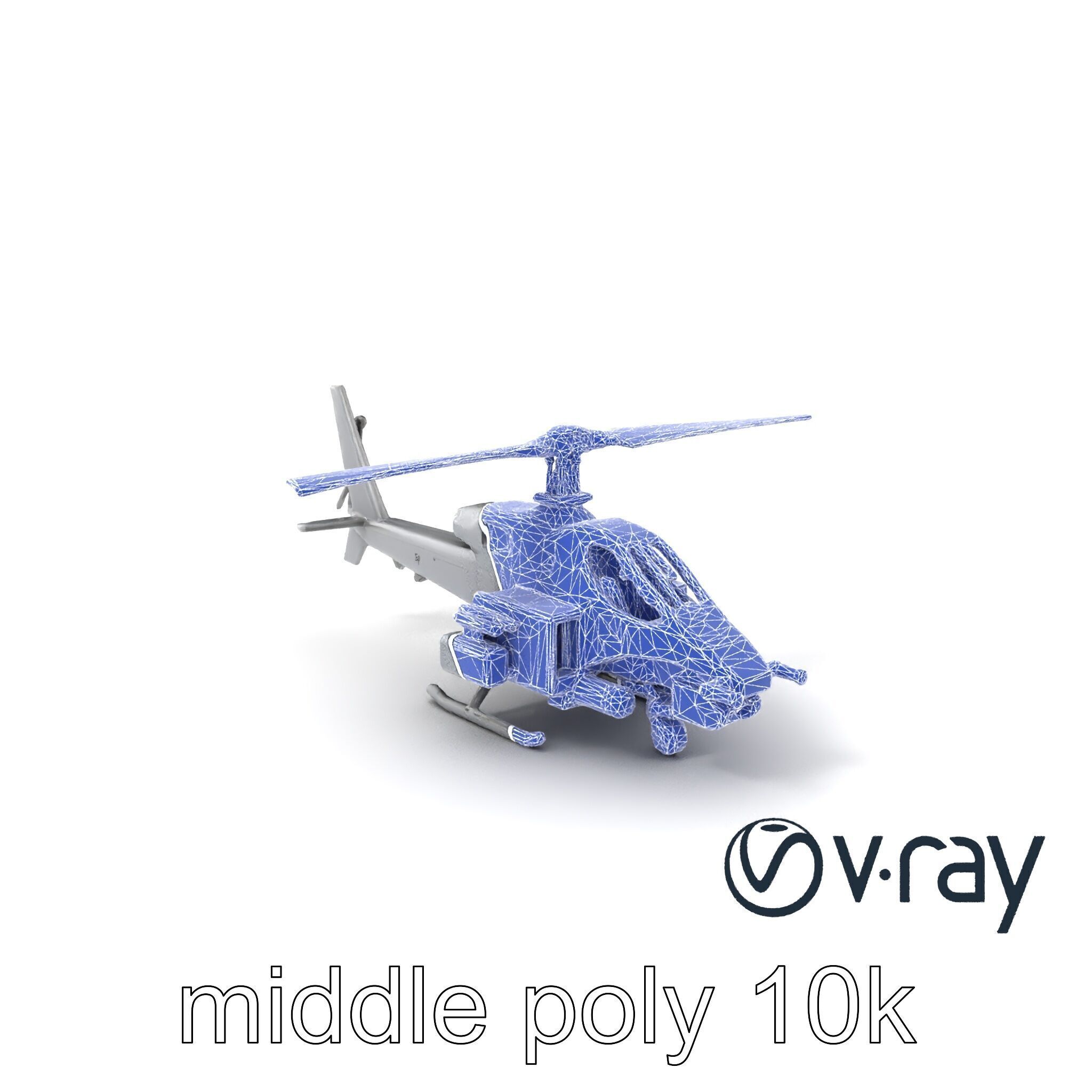 ShadowFury Attack Chopper model pack Low-poly 3D model_20