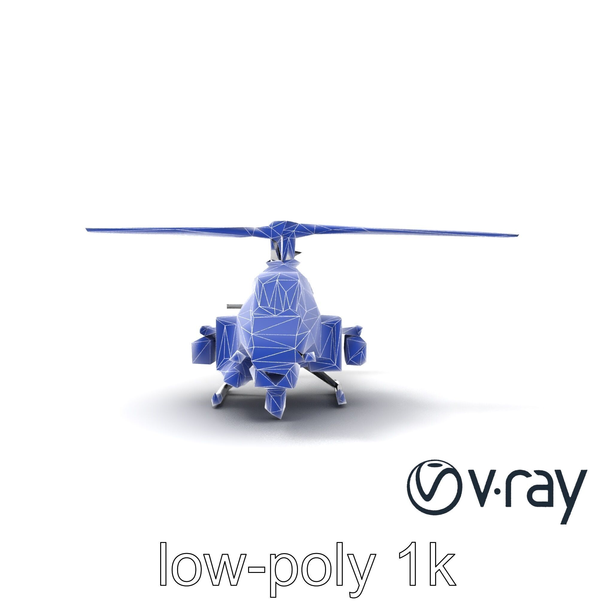 ShadowFury Attack Chopper model pack Low-poly 3D model_15