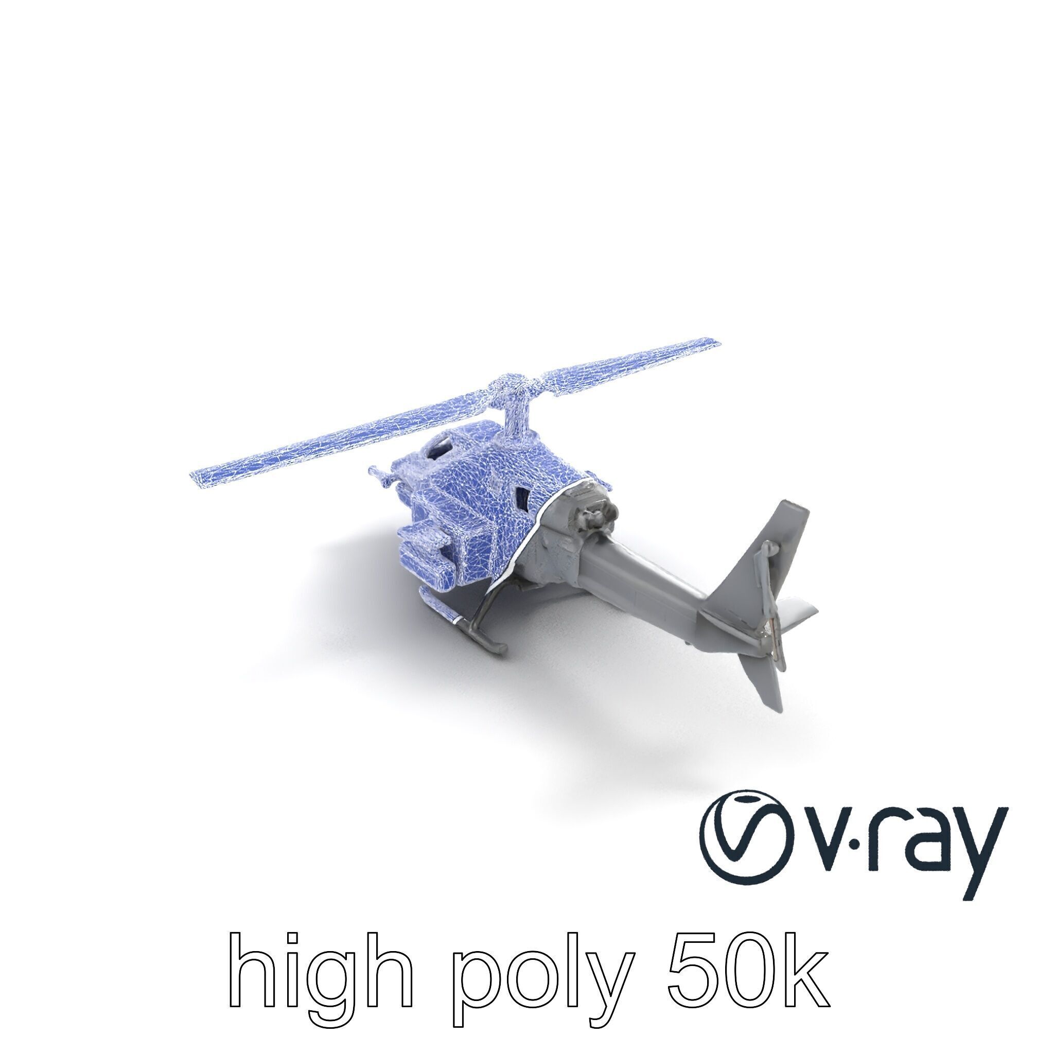 ShadowFury Attack Chopper model pack Low-poly 3D model_19