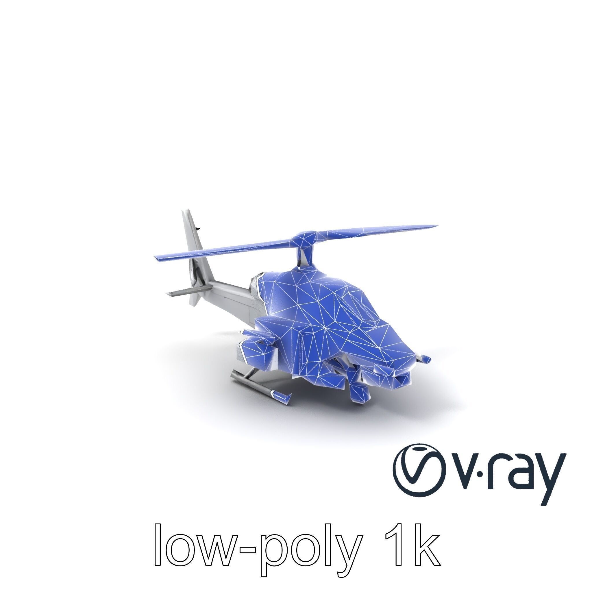 ShadowFury Attack Chopper model pack Low-poly 3D model_22
