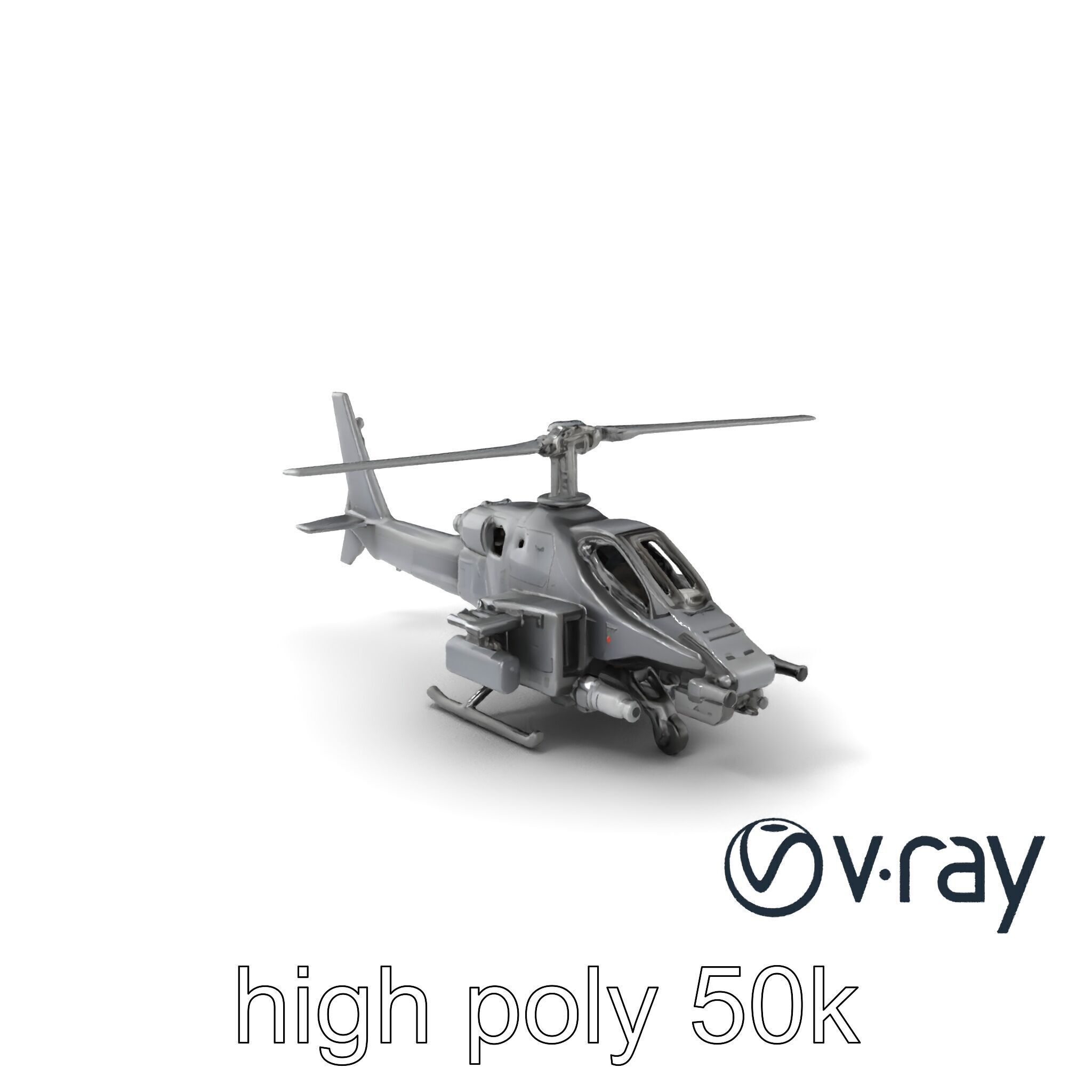 ShadowFury Attack Chopper model pack Low-poly 3D model_5
