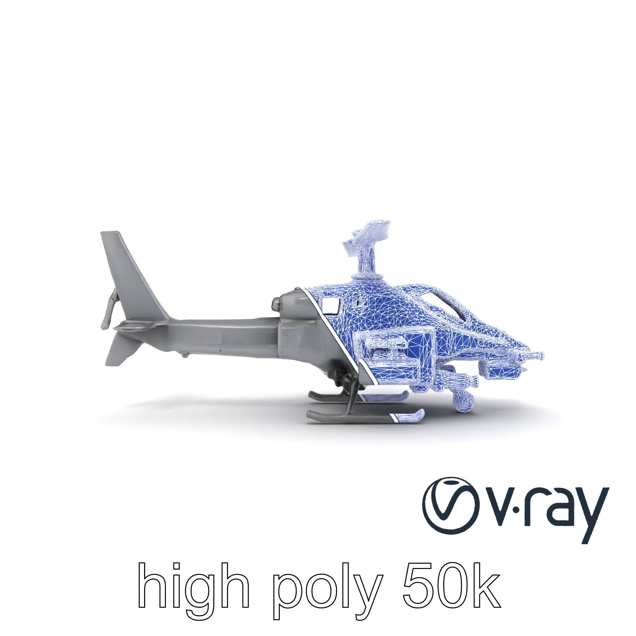 ShadowFury Attack Chopper model pack Low-poly 3D model_31