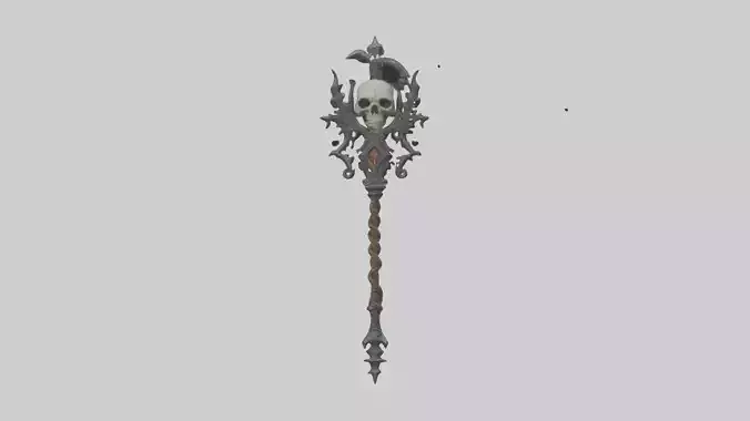 Necromancers Staff model
