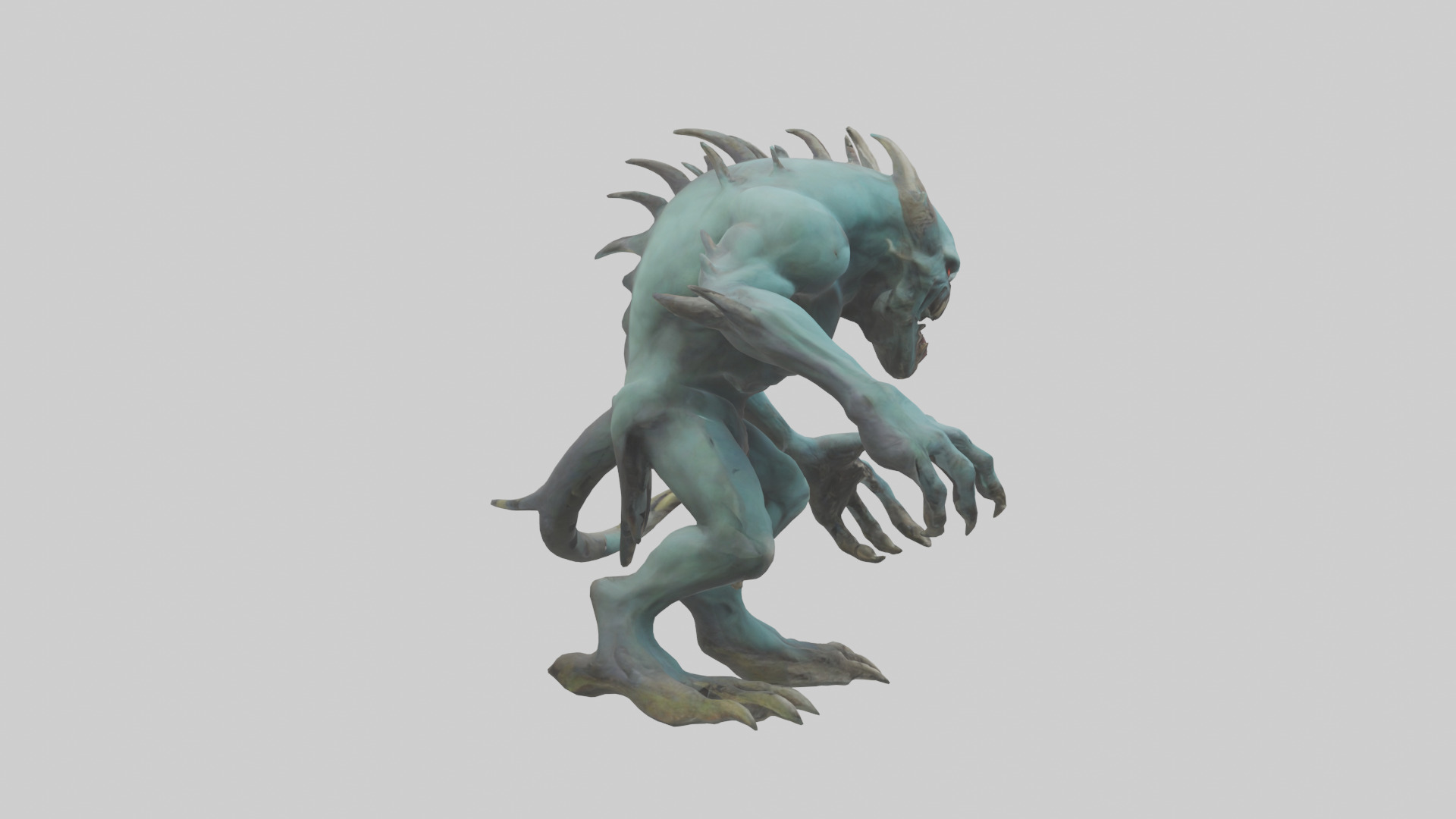 Necrotic Beast model Low-poly 3D model_13