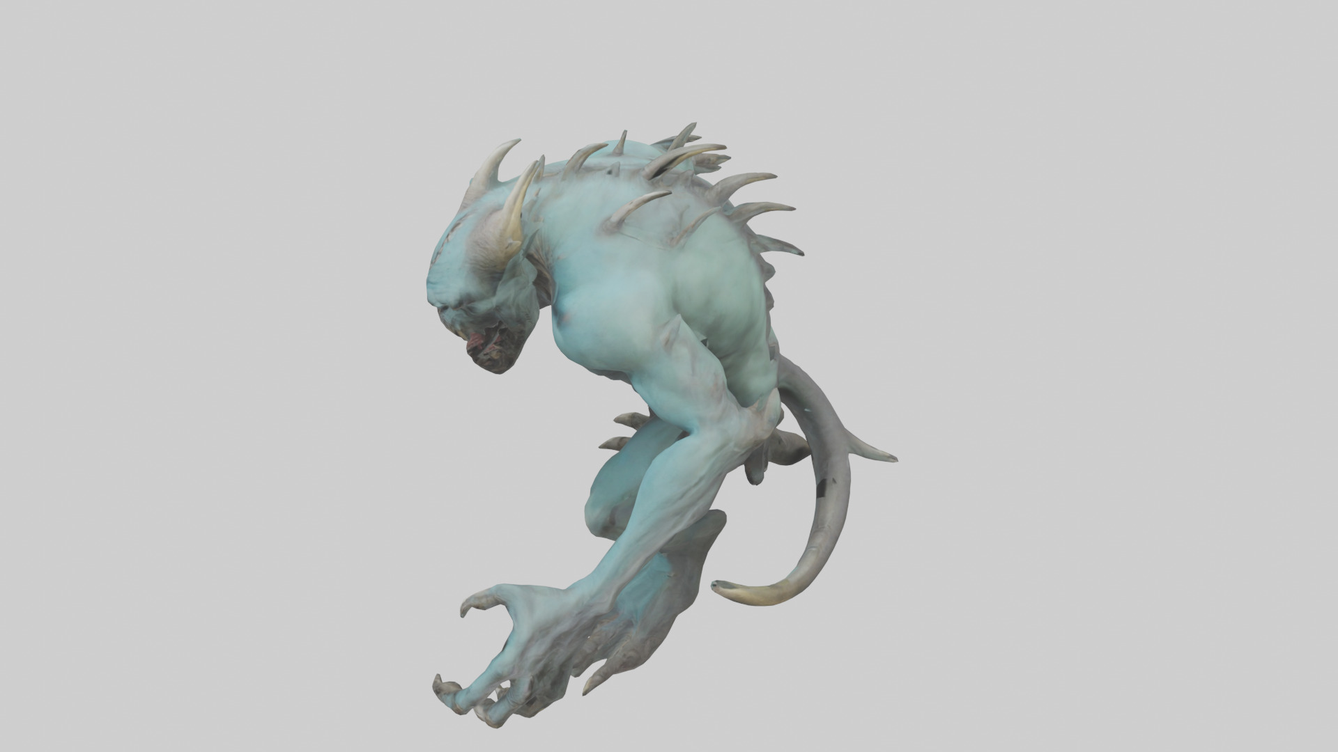 Necrotic Beast model Low-poly 3D model_17
