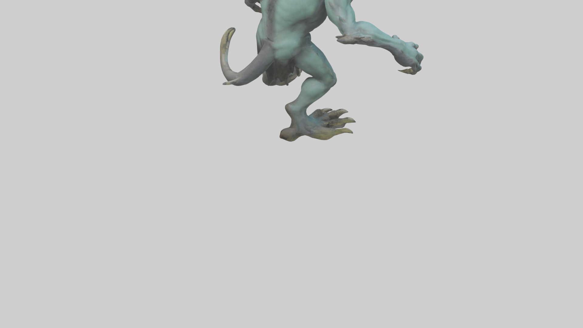 Necrotic Beast model Low-poly 3D model_4