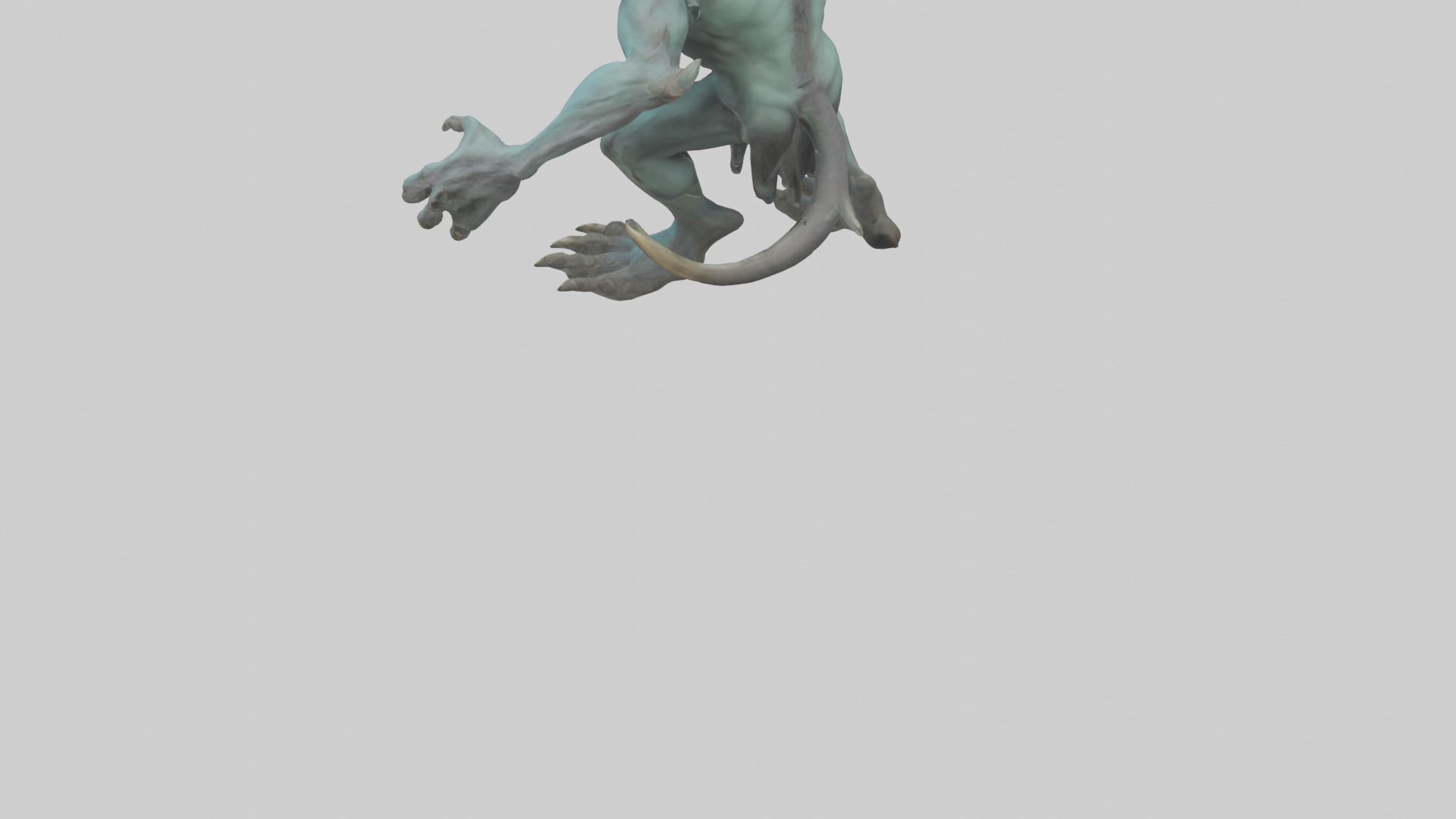 Necrotic Beast model Low-poly 3D model_3