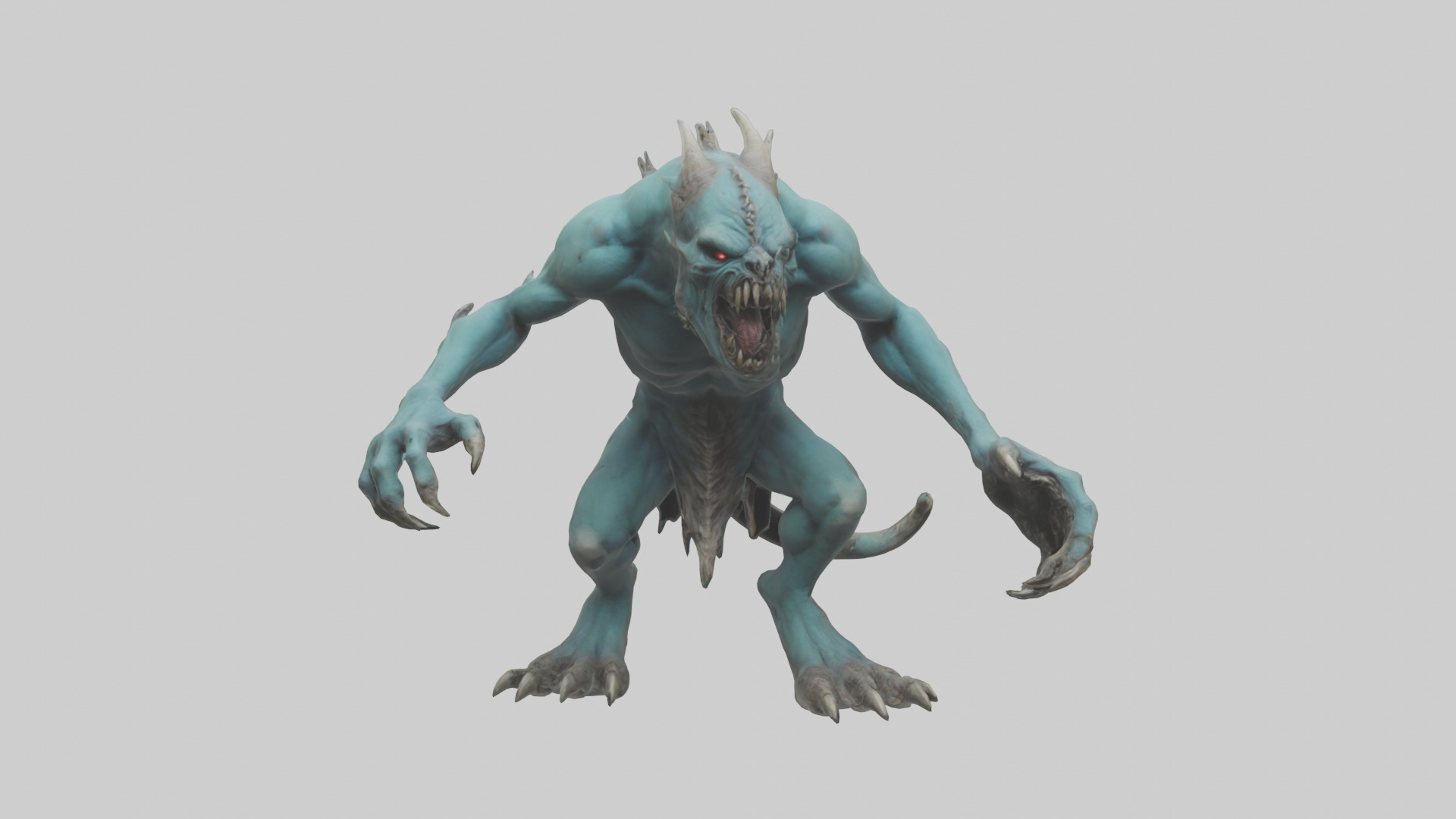 Necrotic Beast model Low-poly 3D model_9