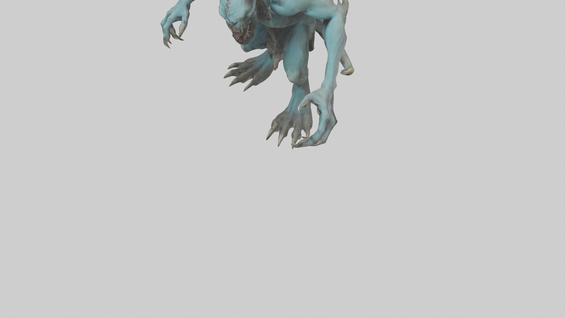 Necrotic Beast model Low-poly 3D model_5