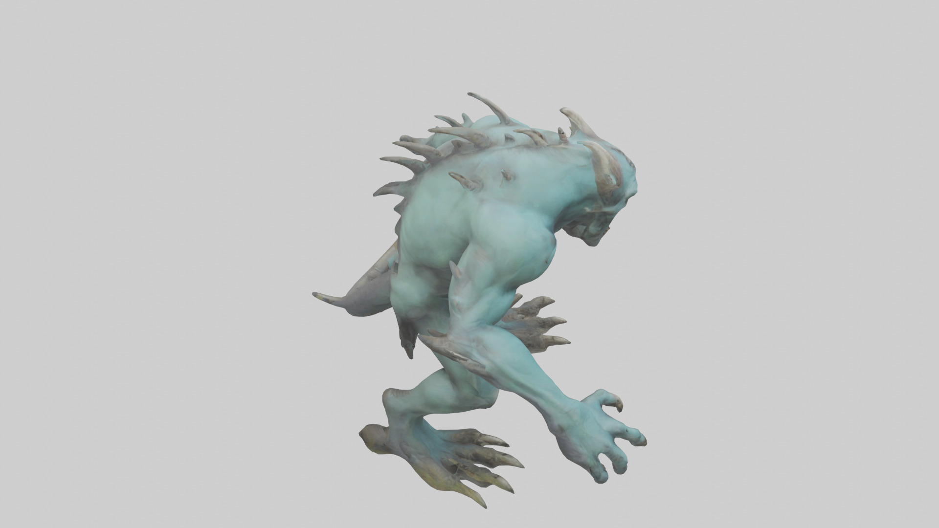 Necrotic Beast model Low-poly 3D model_18