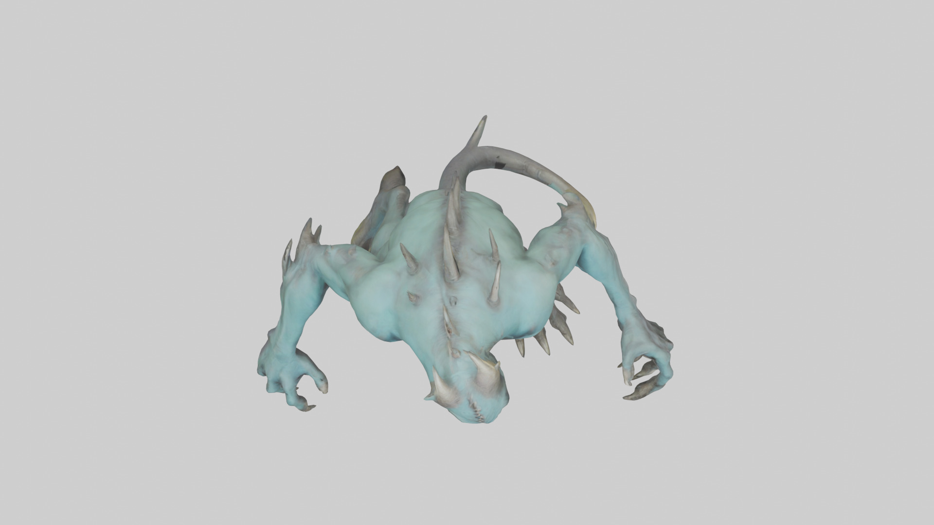 Necrotic Beast model Low-poly 3D model_14