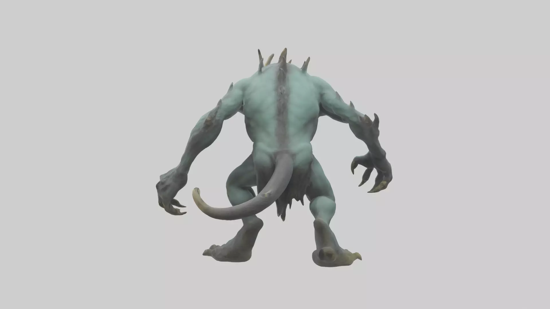 Necrotic Beast model Low-poly 3D model_0