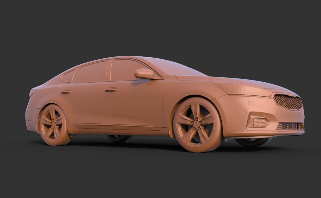 Kia Cadenza 3D print model_2