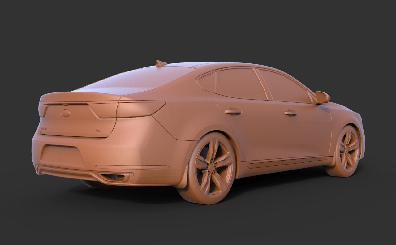 Kia Cadenza 3D print model_4