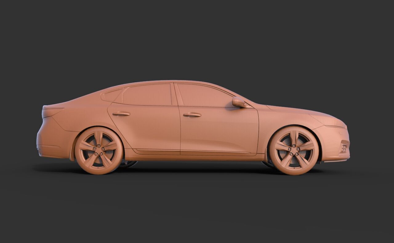 Kia Cadenza 3D print model_3