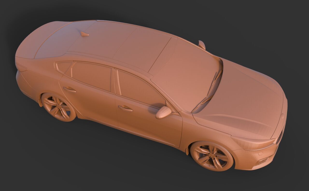 Kia Cadenza 3D print model_6