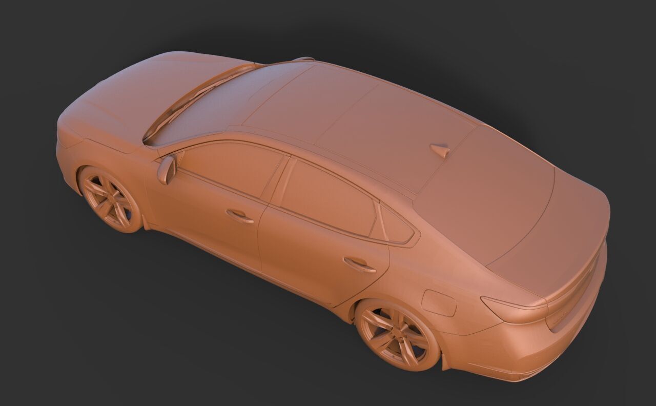 Kia Cadenza 3D print model_5