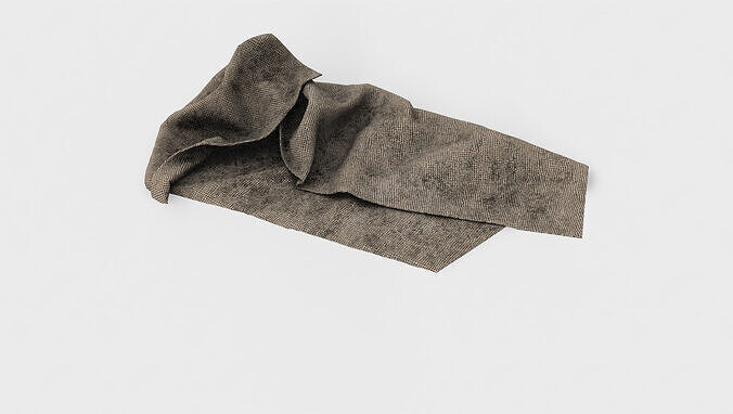 creased tarp 021  3D model