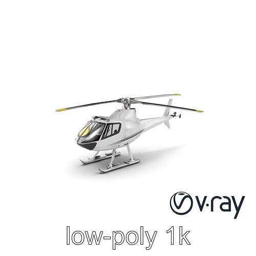 ArcticBlade Explorer Rotorcraft model pack Low-poly 3D model