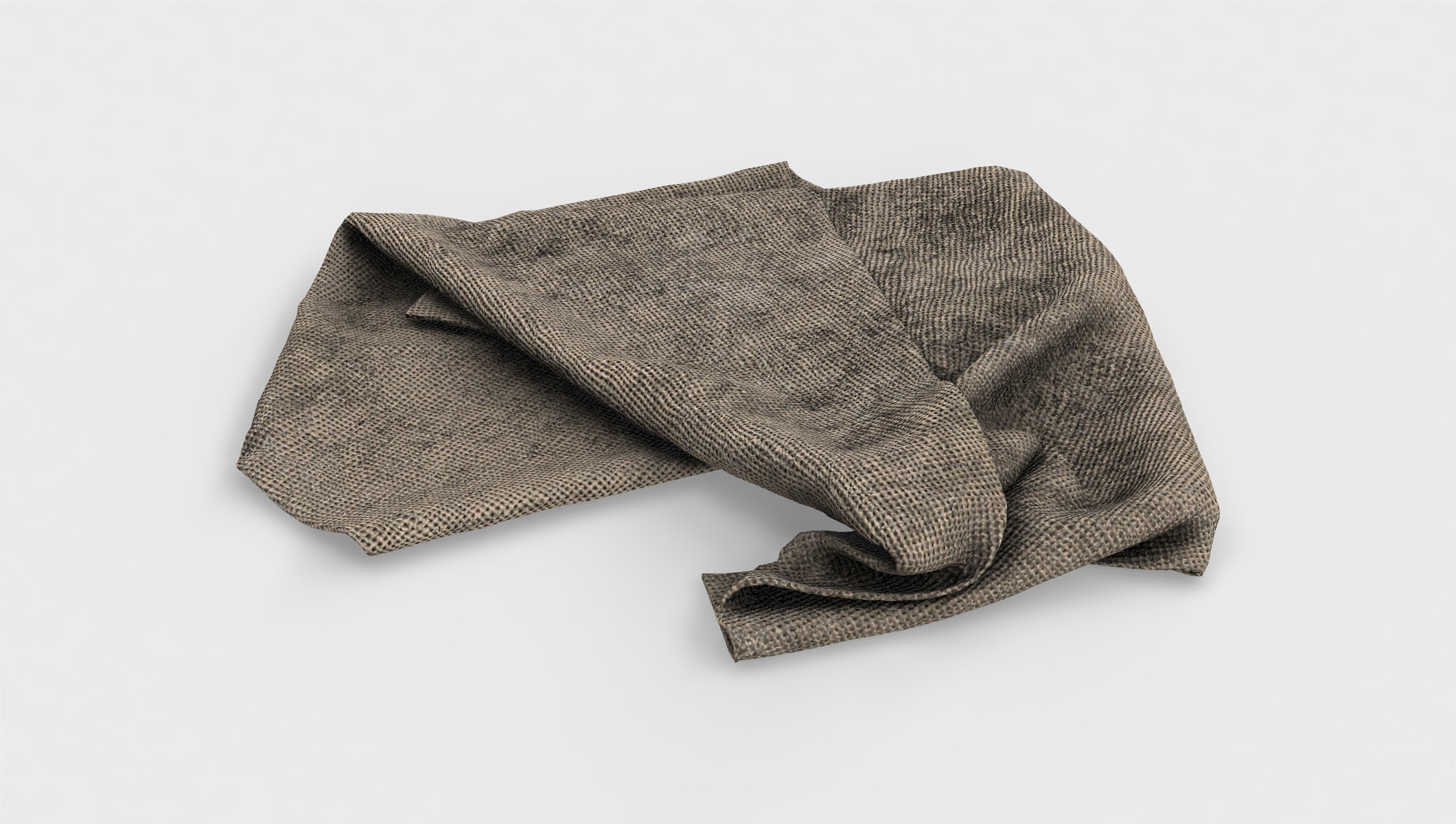 creased tarp 024  3D model_3