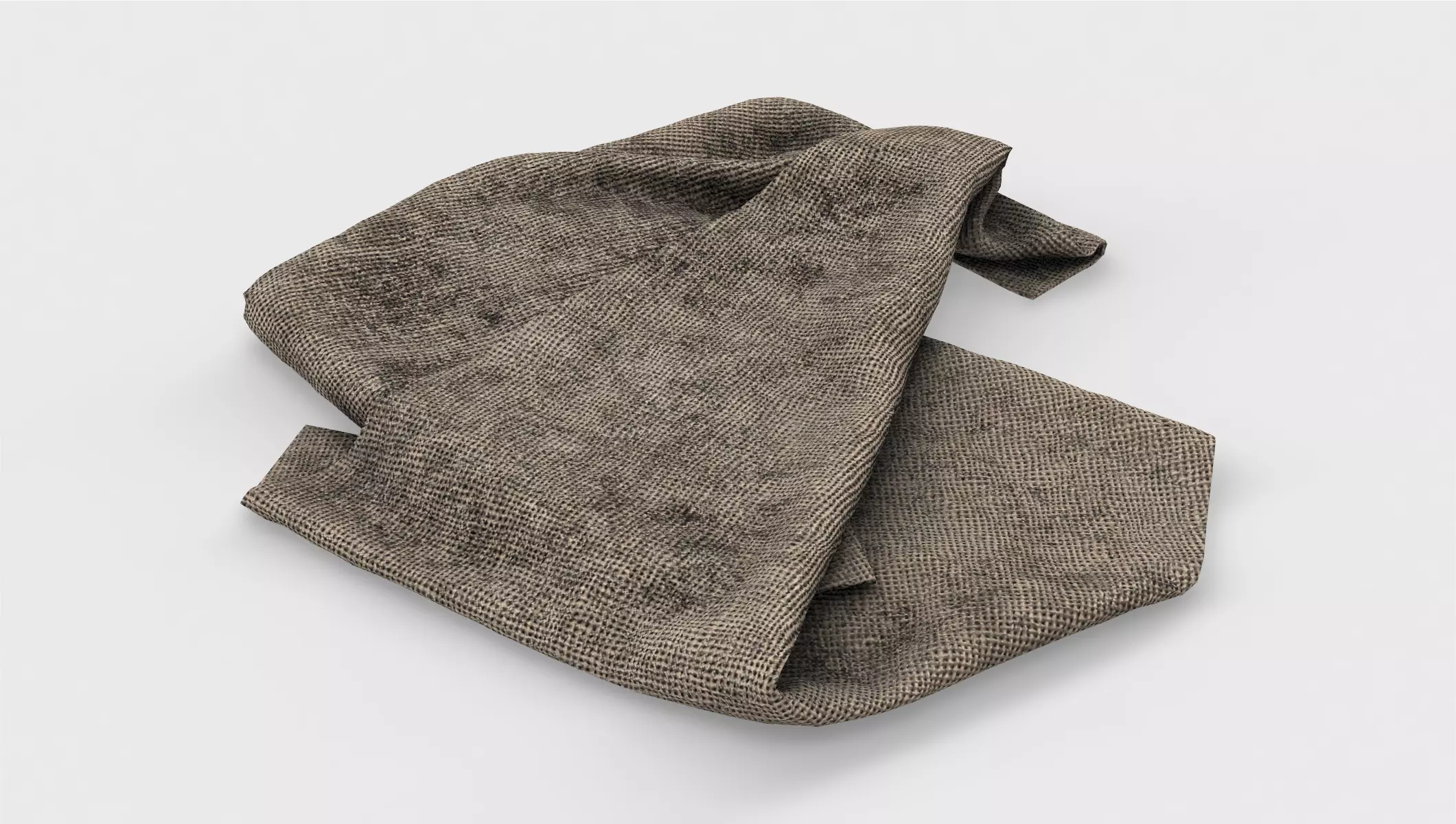 creased tarp 024  3D model_0