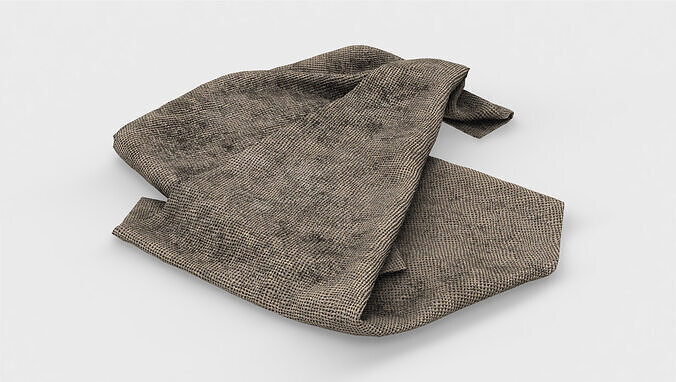 creased tarp 024  3D model