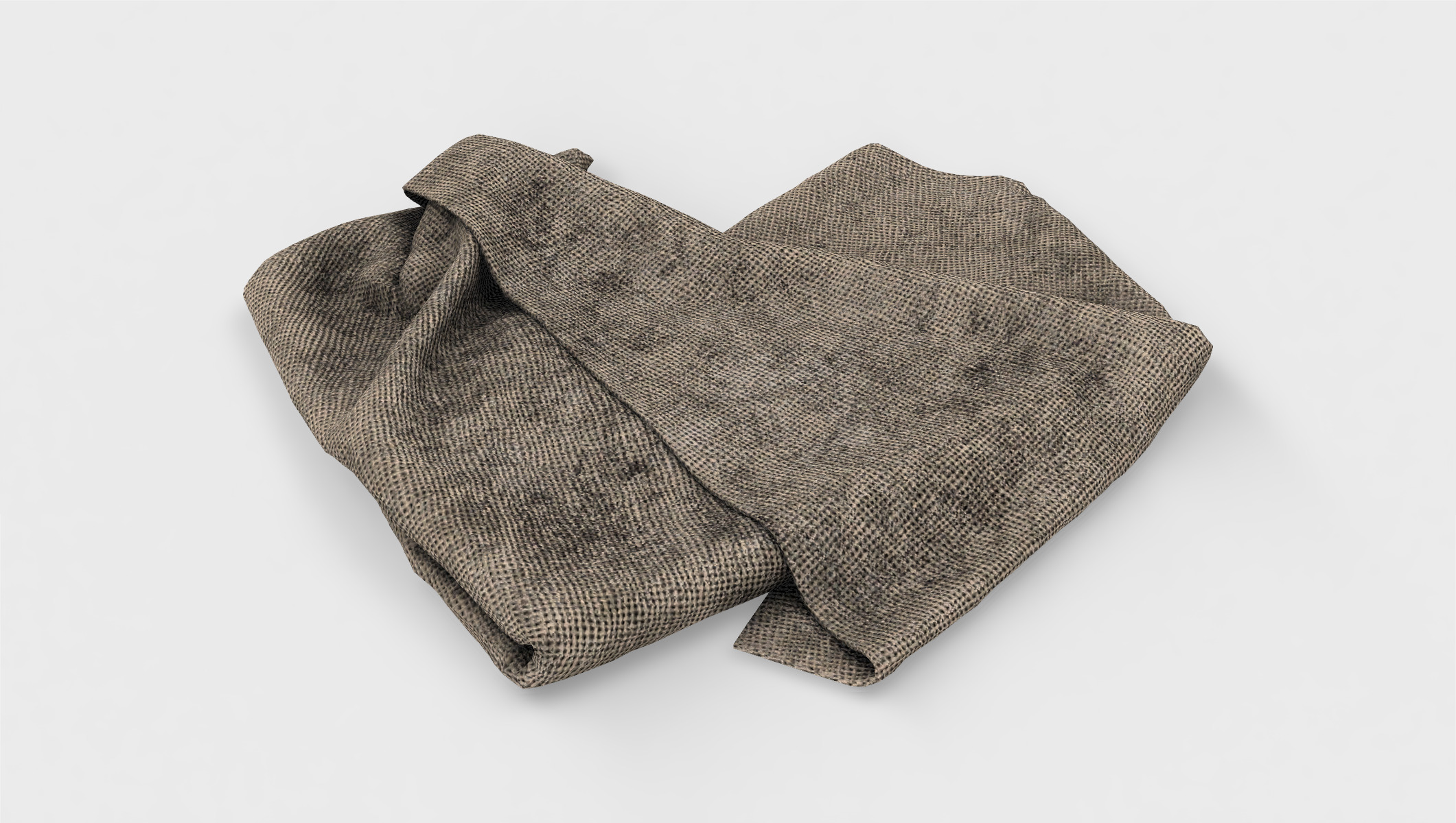 creased tarp 024  3D model_1